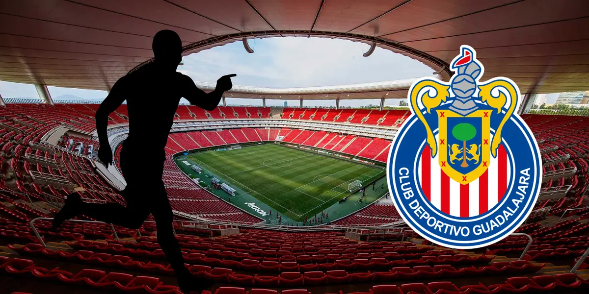 Akron de fondo, tomado de Omnilife, con escudo de Chivas al frente