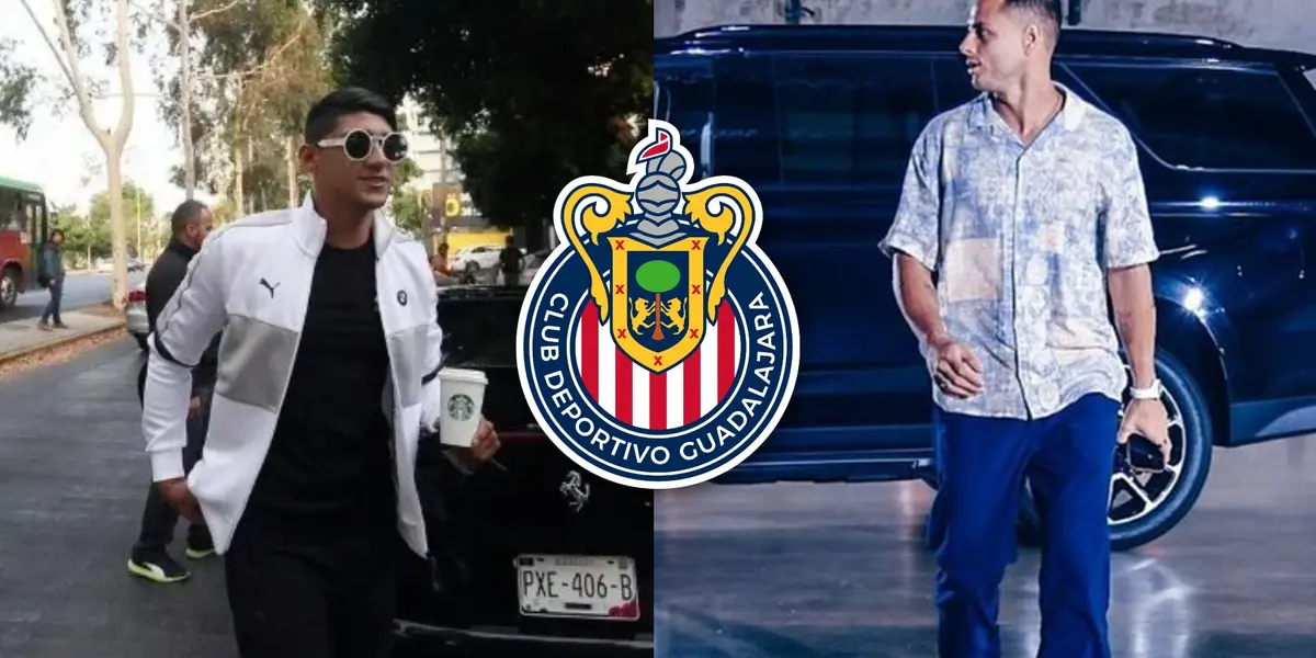 Alan Pulido y Chicharito llegan en diferentes vehículos a entrenar | Foto: Especial