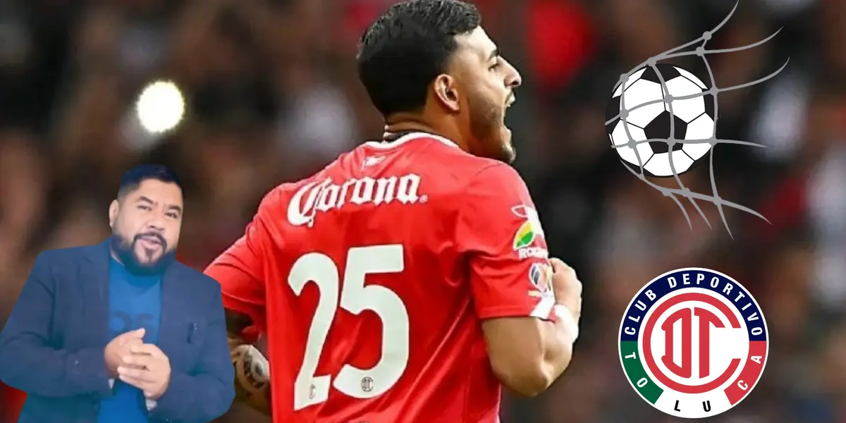 Alexis Vega regresó a Toluca y debutó con el gol en el Clausura 2024.
