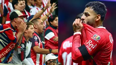 Alexis Vega y un aficionado de Chivas tuvieron un pleíto previo al partido | Foto: Especial