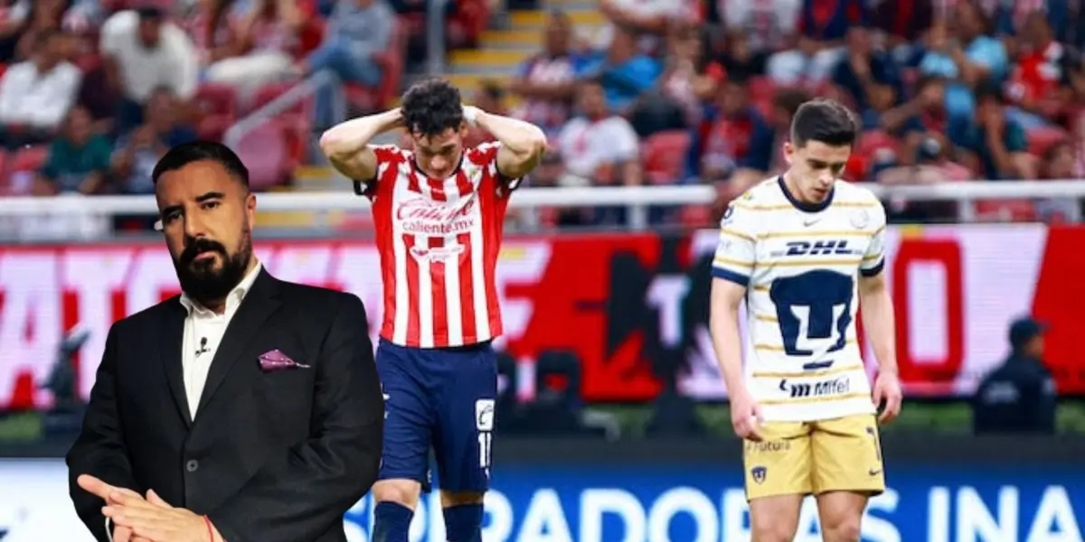 Álvaro Morales en el Chivas vs Pumas/FOTO: As México