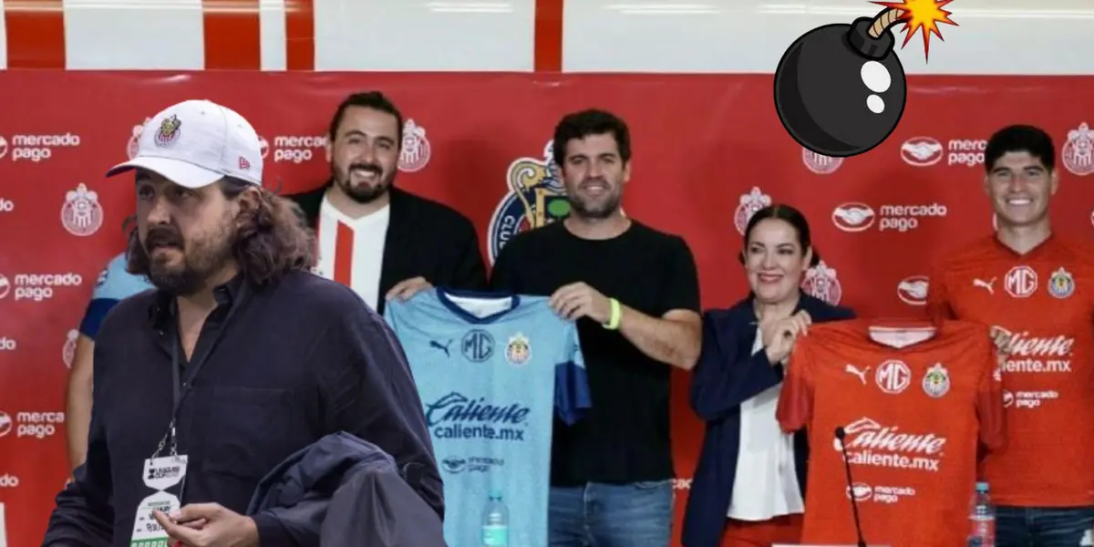 Amaury, Chivas y uno de sus patrocinadores