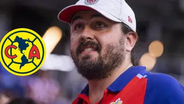 Amaury con el escudo de América/FOTO: Diario As