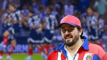 Amaury con jugadores de Rayados/FOTO: Getty Images