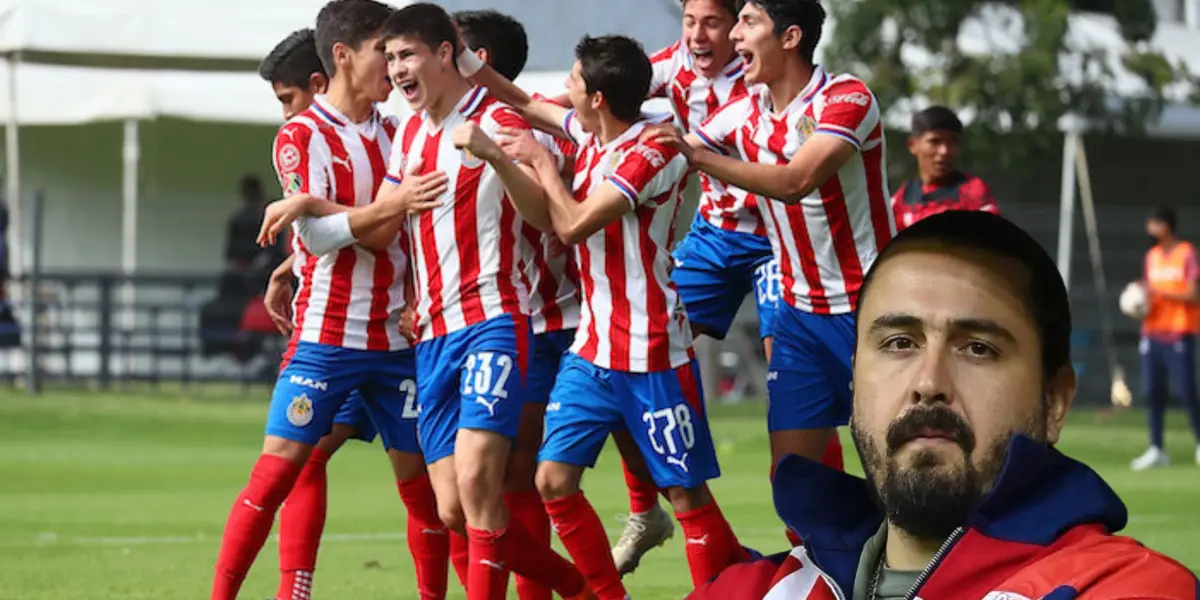 Amaury Vergara con cantera de Chivas