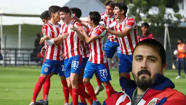 Amaury Vergara con cantera de Chivas