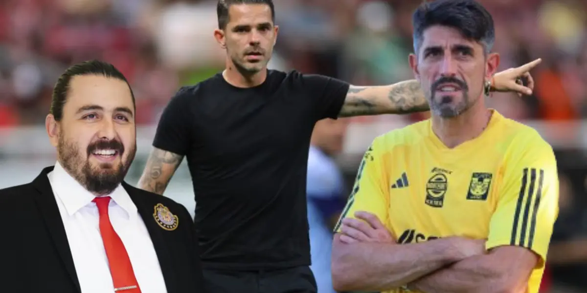 Amaury Vergara con Gago y Pauno con los colores de Tigres