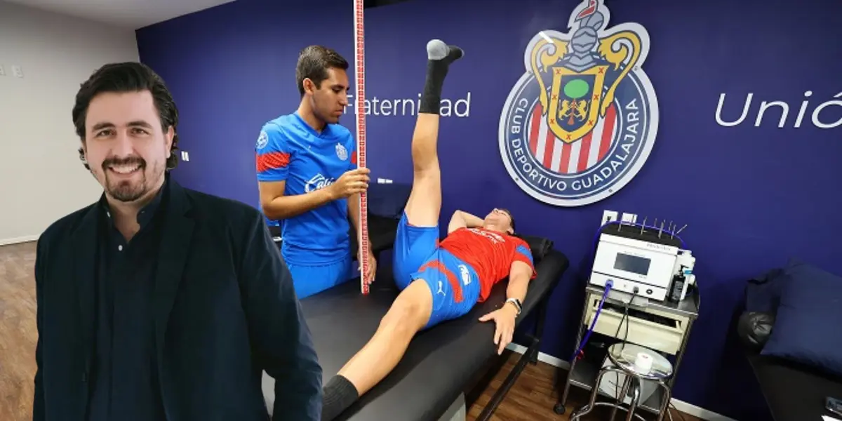 Amaury Vergara en las pruebas médicas de Chivas