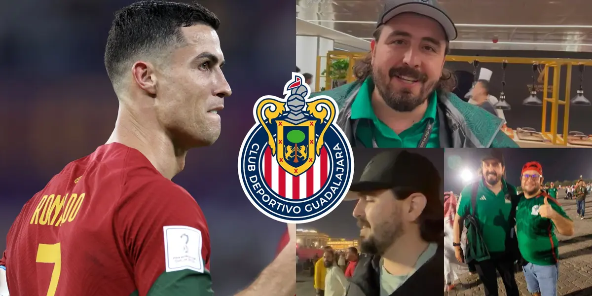 Amaury Vergara fue a ver a Cristiano Ronaldo en Qatar y el crack que podría traer a Chivas gracias al portugués.