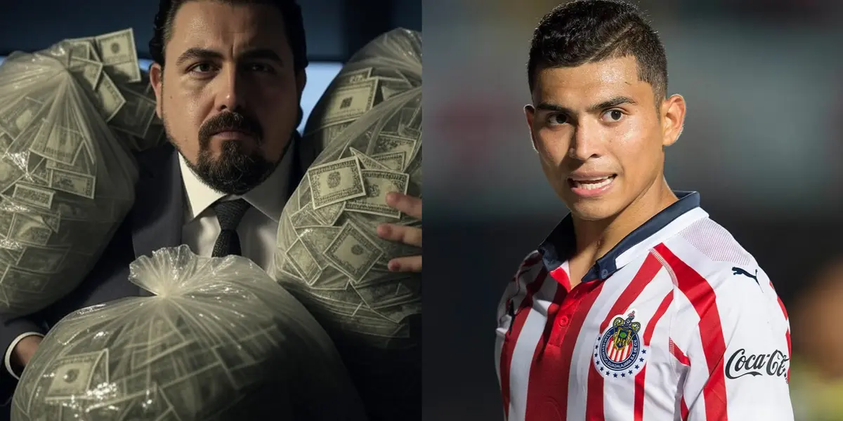 Amaury Vergara gastará millones para fichar a Orbelín Pineda | Foto: Grok de X y @chivas
