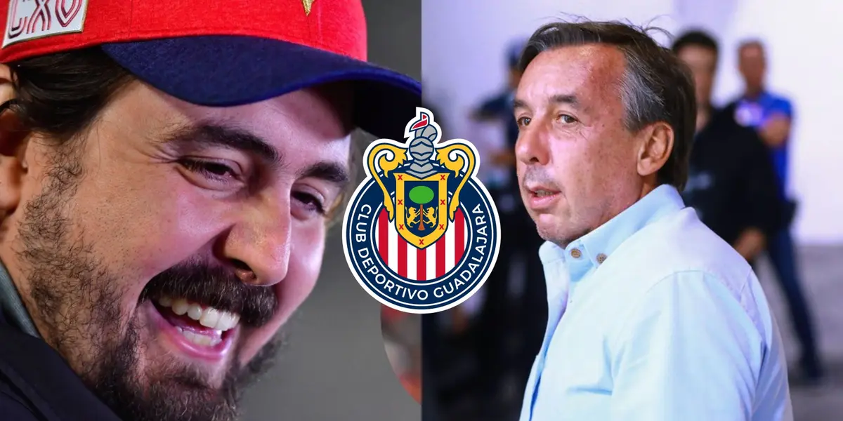 Amaury Vergara le puso la muestra a Emilio Azcárraga y así celebró el pase de Chivas a liguilla.