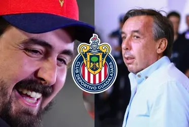 Amaury Vergara le puso la muestra a Emilio Azcárraga y así celebró el pase de Chivas a liguilla.