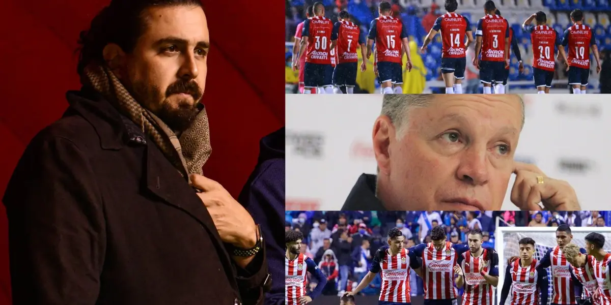 Amaury Vergara no confía en las decisiones que Ricardo Peláez ha tomado en Chivas.