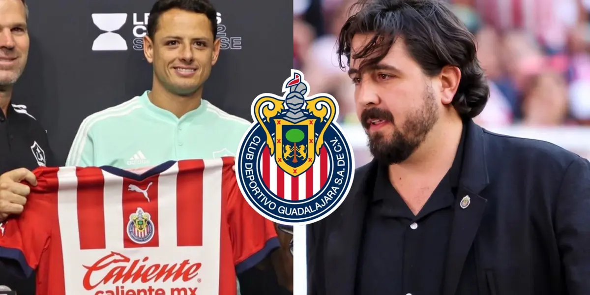 Amaury Vergara no considera fichar a Chicharito aunque venga gratis al Rebaño