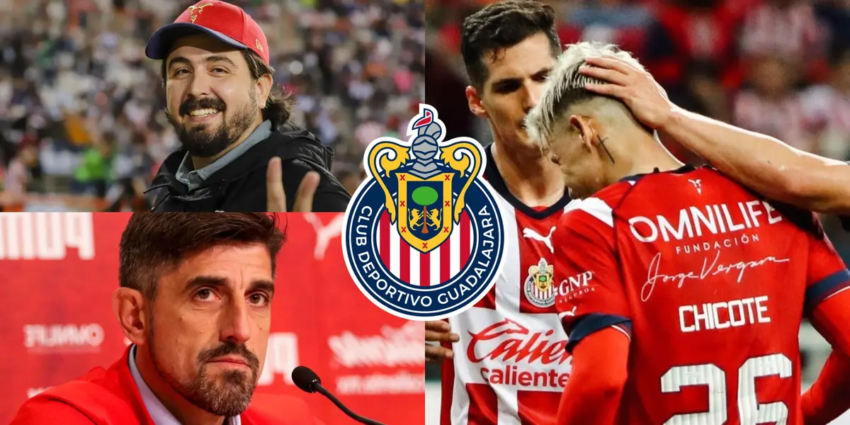 Amaury Vergara sonríe con la decisión final de Veljko Paunović sobre el futuro de Cristian Calderón.