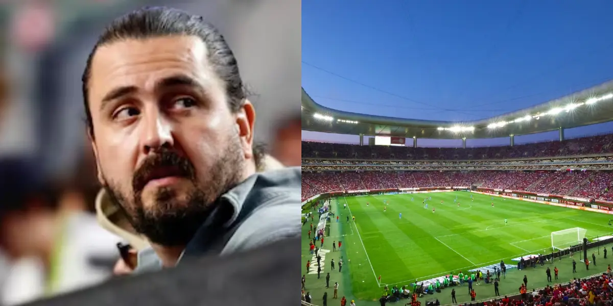 Amaury Vergara sonríe con nueva resolución del veto al Estadio Akron | Foto: Especial