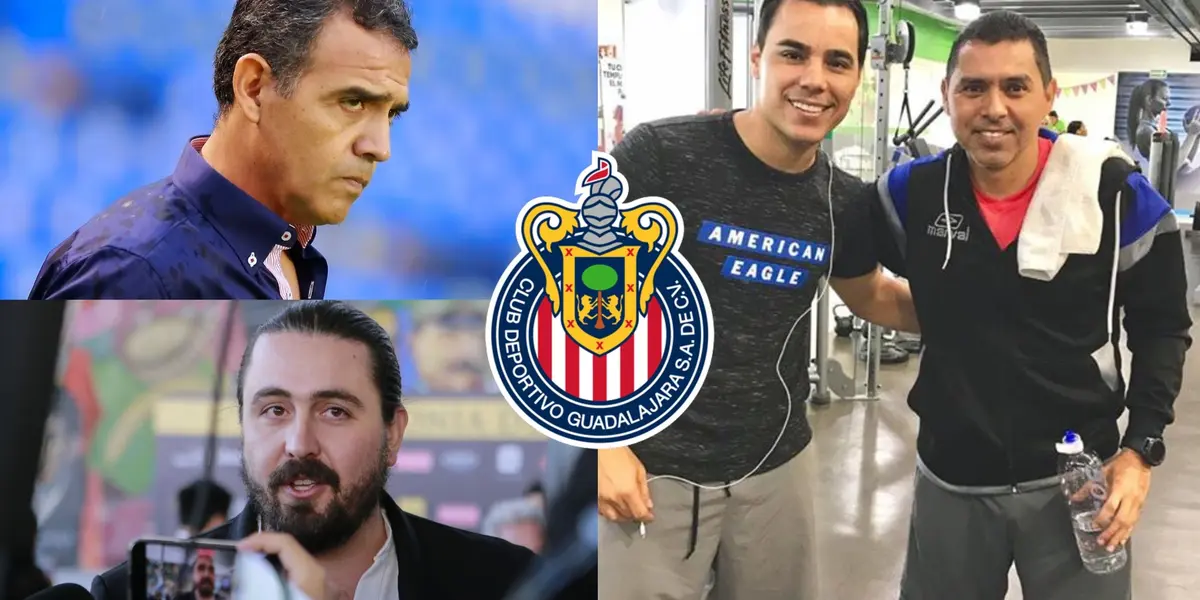 Amaury Vergara tiene en mente poner a una leyenda de Chivas como su nuevo DT si Ricardo Cadena fracasa
