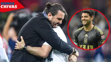 Amaury Vergara y Carlos Vela (Fuente: MEXSPORT)