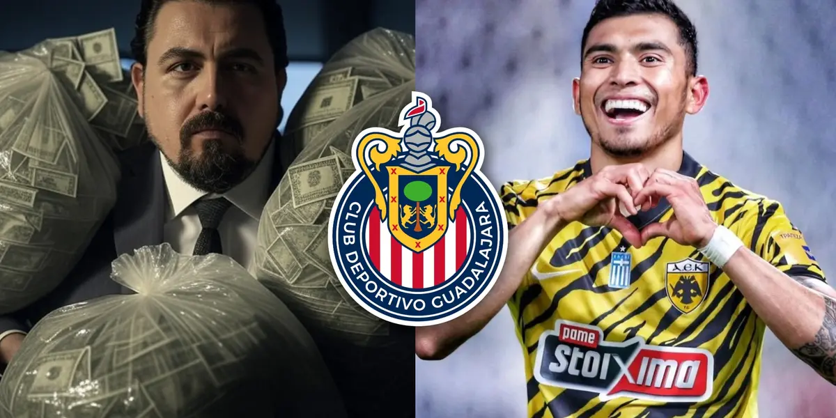 Amaury Vergara y Chivas preparan una última oferta millonaria por Pineda | Foto: Especial