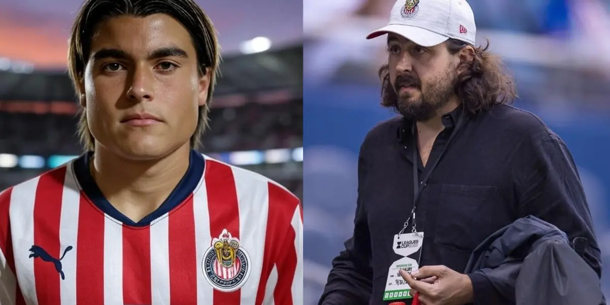 Amaury Vergara y Chivas van por Luka Romero y otro fichaje más | Foto: X Grok y Mexsport