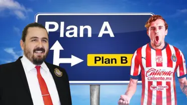 Amaury Vergara y Cortizo con la de Chivas