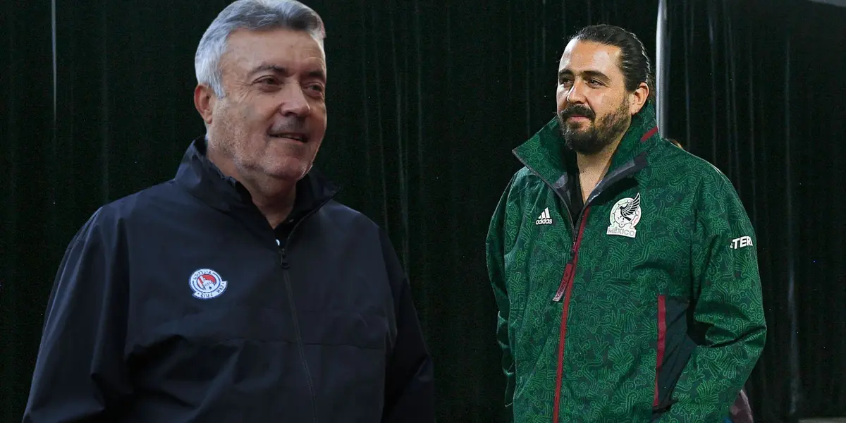 Amaury Vergara y Domènec Torrent (Foto tomada de: MexSport)