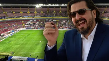 Amaury Vergara y estadio Jalisco (Foto: GROK)
