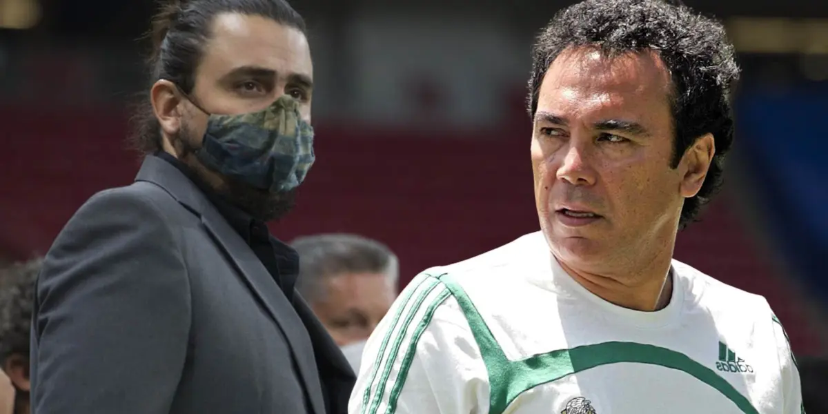 Amaury Vergara y Hugo Sánchez (Foto tomada de: MexSport)