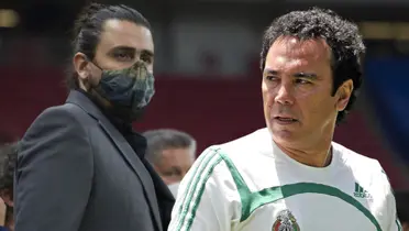 Amaury Vergara y Hugo Sánchez (Foto tomada de: MexSport)