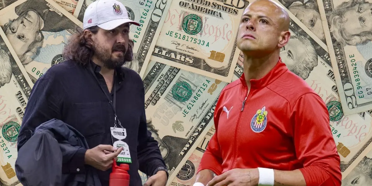 Amaury Vergara y Javier Hernández (Foto tomada de: MexSport)