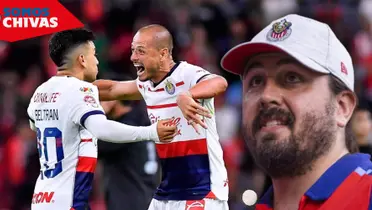 Amaury Vergara y jugadores de Chivas