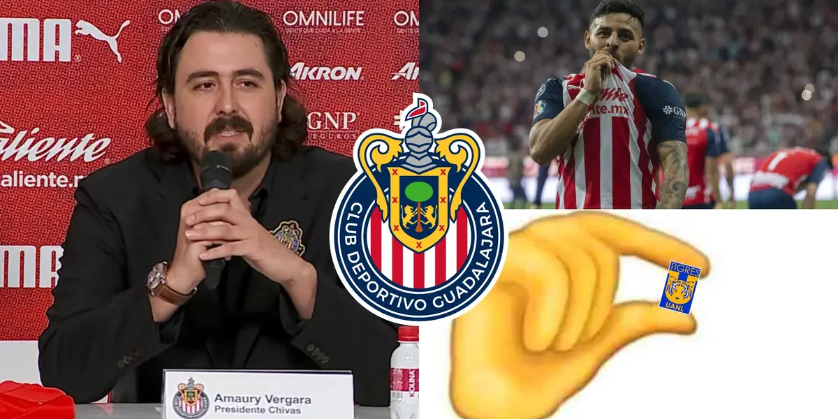 Amaury Vergara ya aclaró el tema sobre la posible venta de Alexis Vega y mandó llorar a los aficionados de los Tigres.