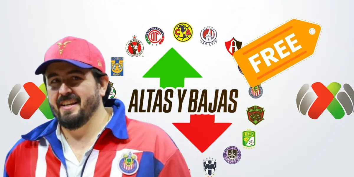 Amaury y equipos de la Liga MX/FOTO: Récord