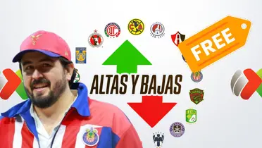 Amaury y equipos de la Liga MX/FOTO: Récord