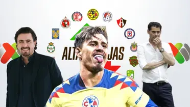 Amaury y Hierro delante de los equipos de la Liga Mx y Chicote con la de América