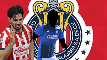 Antonio Briseño junto a futbolista incógnito de Cruz Azul / FOTO BOLAVIP