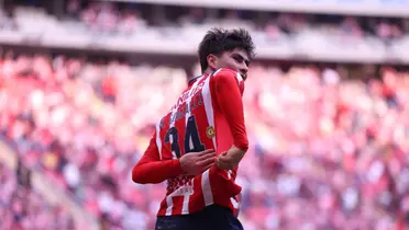 Armando festejando. Foto: Chivas