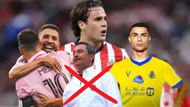 Arturo Ortega con Messi y Cr7 y Wilke/FOTO: Récord