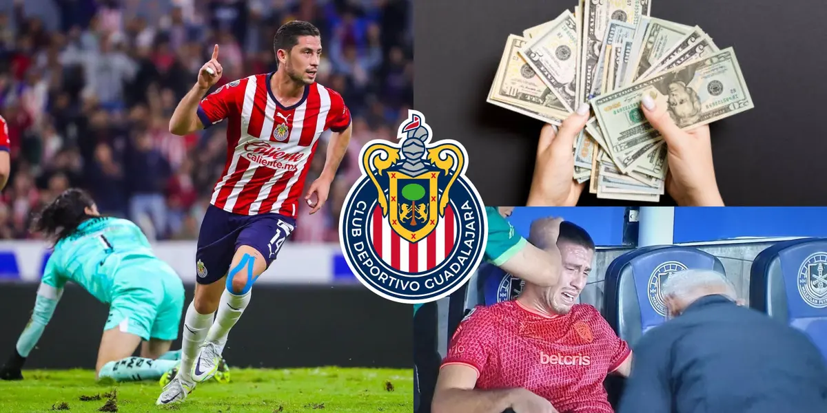 Aunque juegue en otro equipo e incluso este lesionado, Chivas seguirá pagando una fortuna por Ormeño.