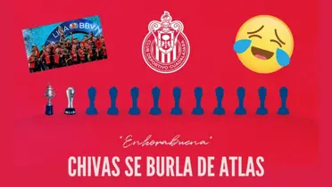Burla de Chivas al Atlas en video. / Chivas