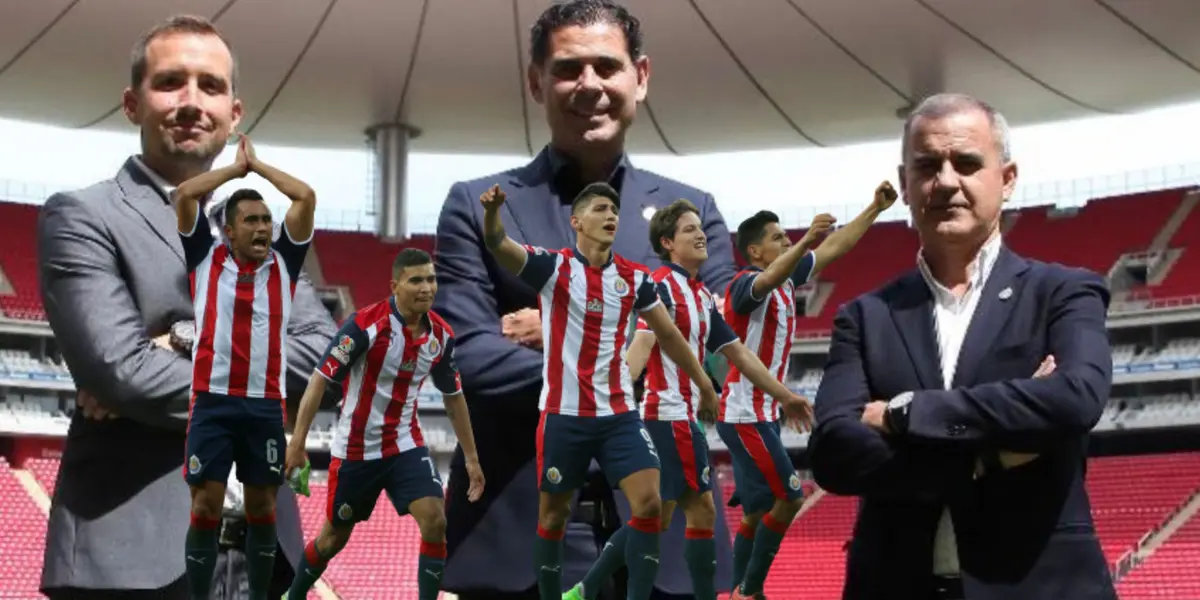 Campeones con Chivas en 2017 y directiva de Hierro