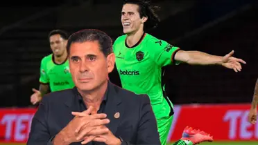 Campillo celebrando y hierro