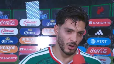 Captura de David Medrano con Raúl Jiménez en declaraciones