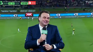 Captura de TUDN con Faitelson al frente