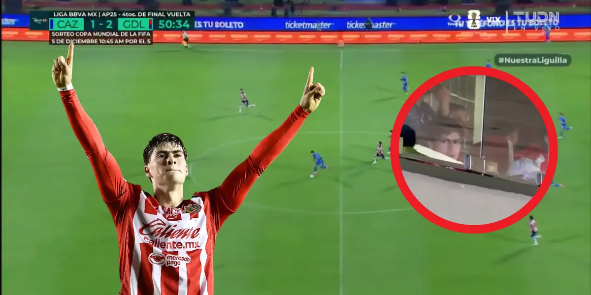 Captura de TUDN con González al frente