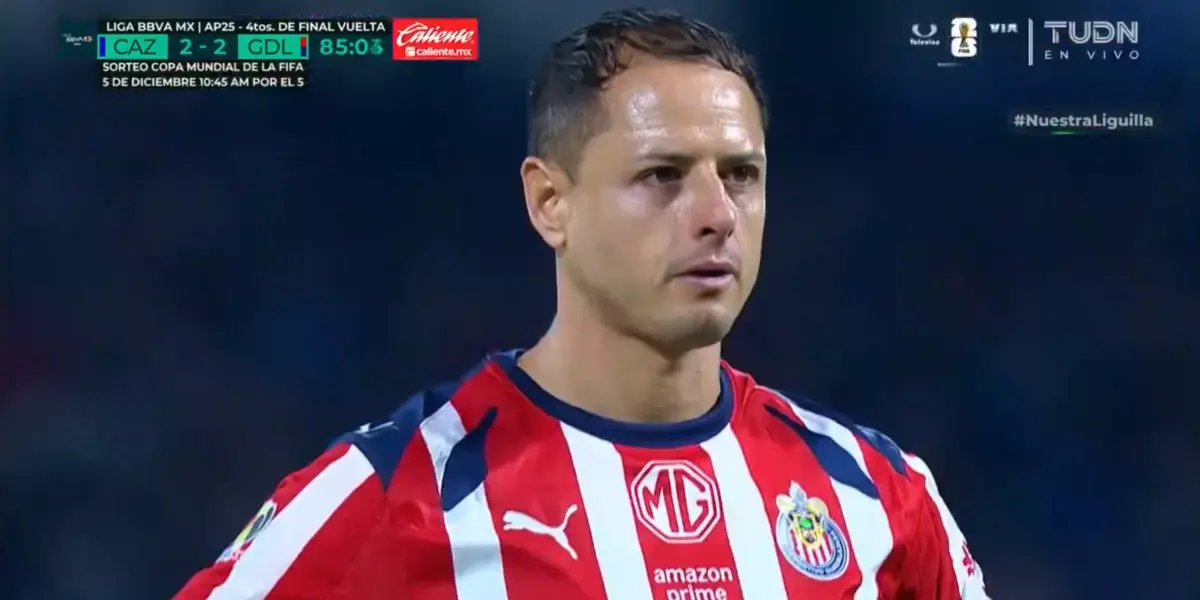 Captura de TUDN del penal fallado de CH14