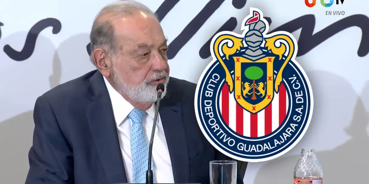 Carlos Slim en conferencia de prensa (Fuente: Claro Sports)
