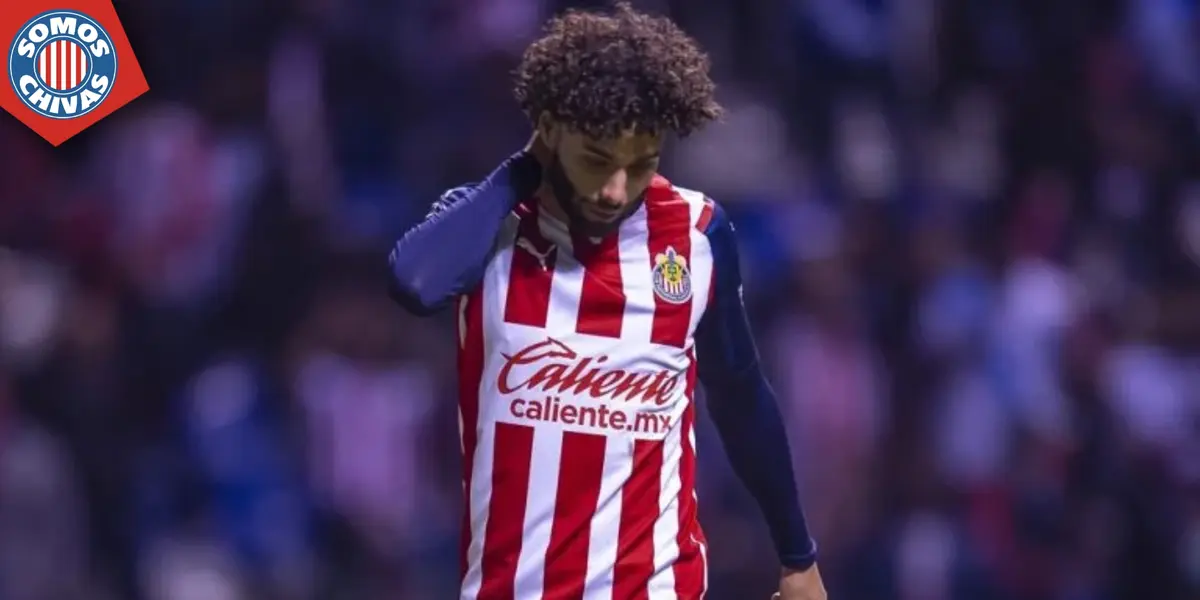 César Huerta en Chivas (Fuente: MEXSPORT)