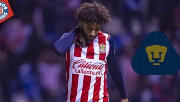 César Huerta en Chivas (Fuente: MEXSPORT)