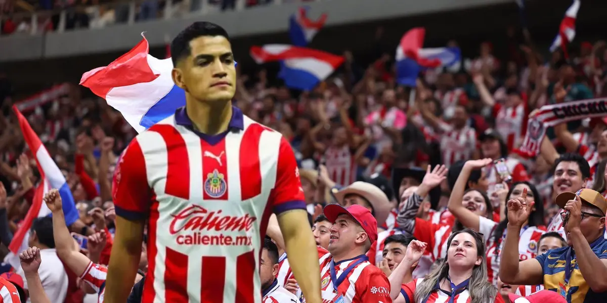 Chapito Sánchez frente a la afición de Chivas